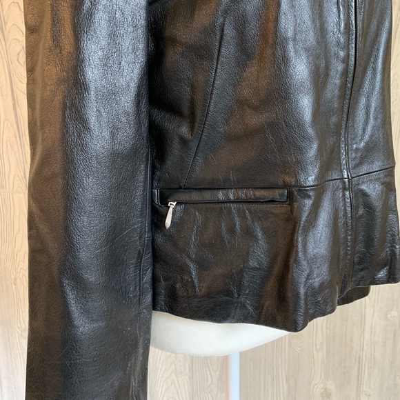 Wilson’s Leather Black Jacket circa 1986 - Picture 5 of 8